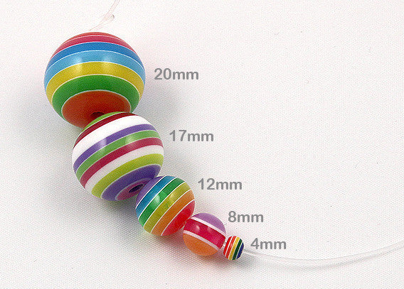 4mm AB Super Tiny Shiny Iridescent Pearly Plastic or Acrylic Beads - Great as Spacer Beads - 1000 pc set