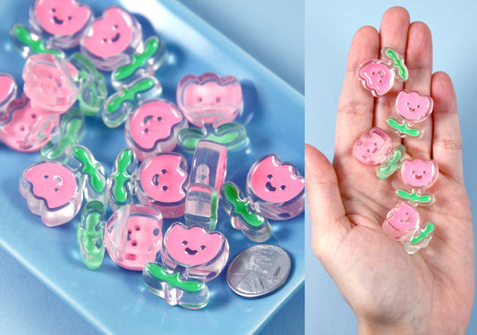 Cat Beads - 18mm Pastel AB Kitty Bead Chunky Acrylic or Plastic Beads –  Delish Beads