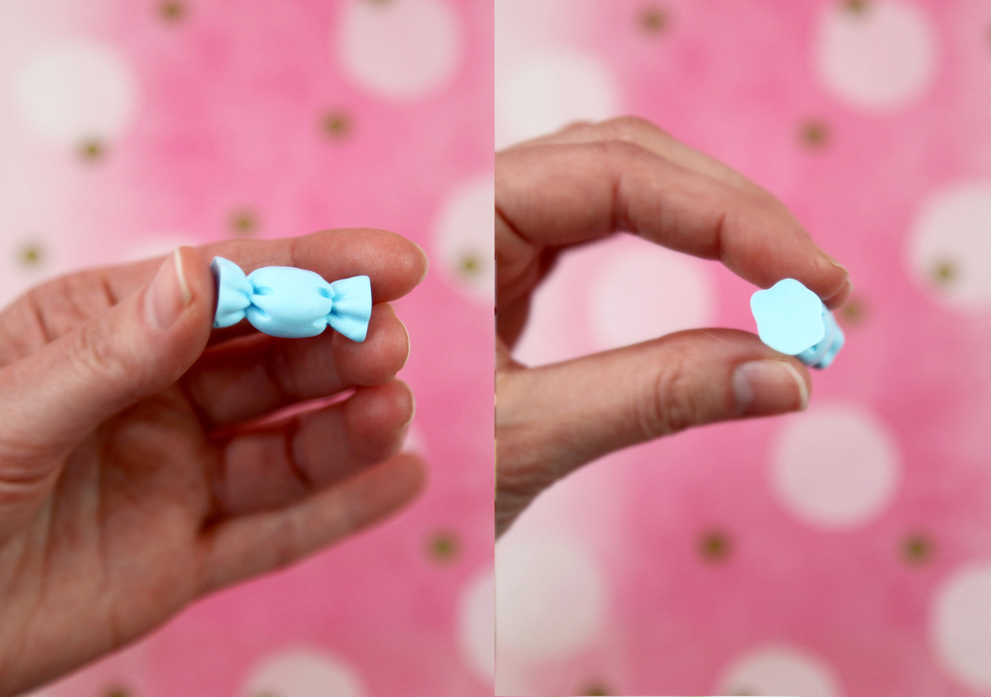 Fake Candy Flatbacks - 12 pieces - 28mm Pastel Fake Candy Acrylic or Resin Cabochons