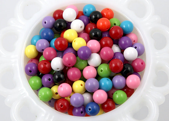 10mm Chunky Gumball Bubblegum Resin Beads - 100 pc set