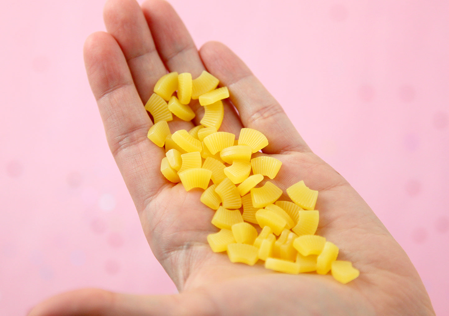 Fake Pineapple Slices - 12mm Tiny Fake Pineapple Slices Soft Squishy Silicone Fruit or Resin Cabochons - 14 pc set