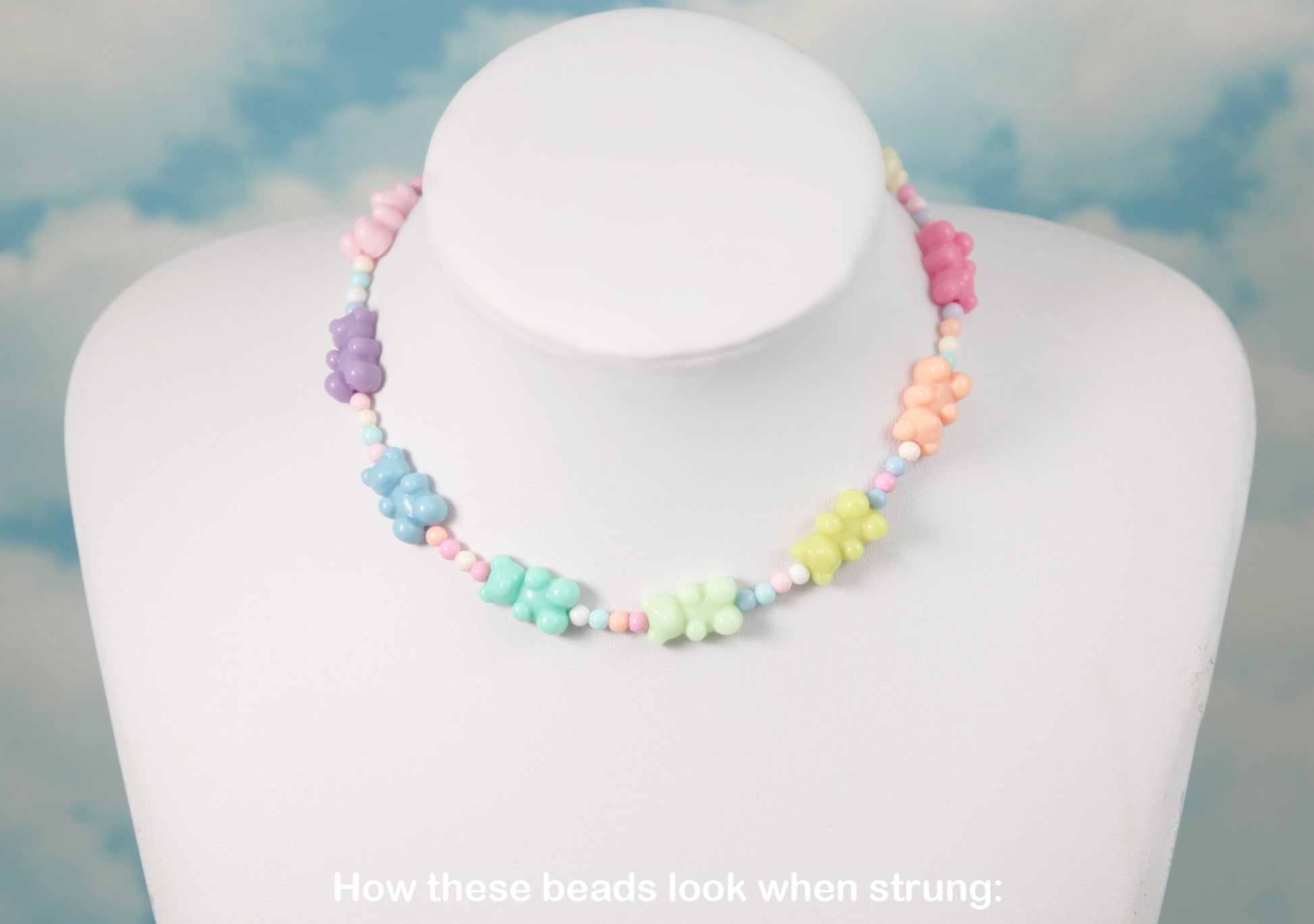 Translucent Gummy Bear Beads in Pastel Colors by Madison Beads - Playful  Addition to Your Jewelry and Craft Projects