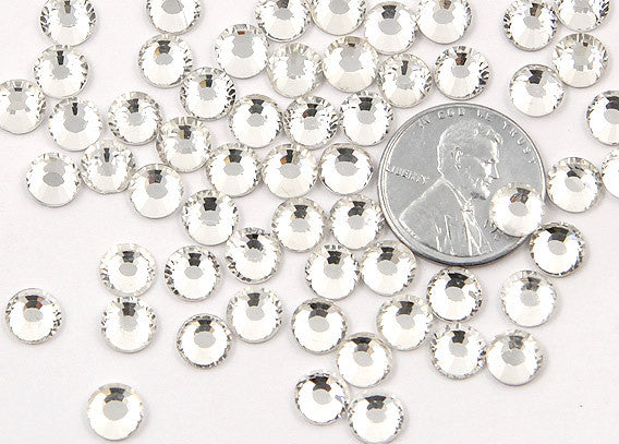 6.5mm  Crystal Rhinestones -  Crystal (SS30) - 50 pc set