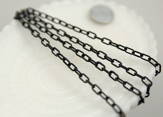 Plastic Chain - 7mm Delicate Plastic Chain - 55 inches or 140 cm - 2 pieces